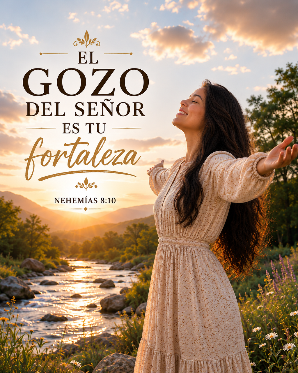 Nehemias 8:10- "El Gozo del Señor es tu fortaleza"/ Una mujer que depende de Dios