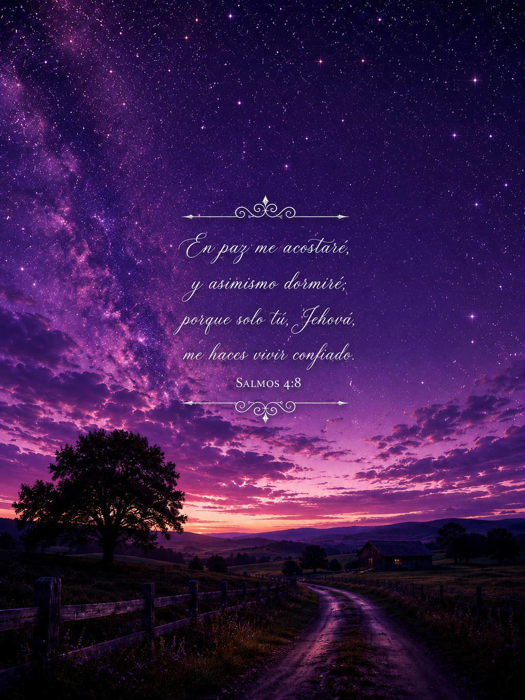 Salmos 4:8- En Paz Me Acostare