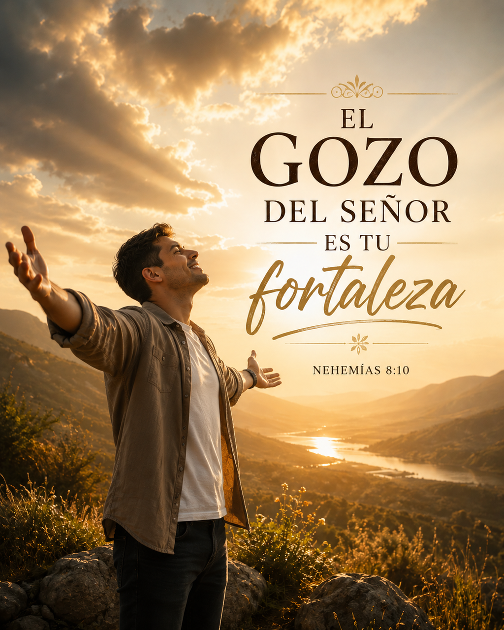 Nehemias 8:10 "El Gozo del Señor es tu fortaleza"