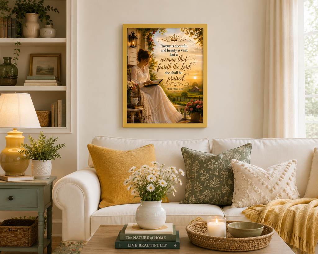 Proverbs 31:30- Woman of faith Canvas