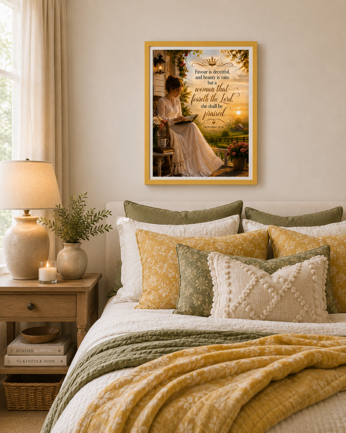 Proverbs 31:30- Woman of faith Canvas