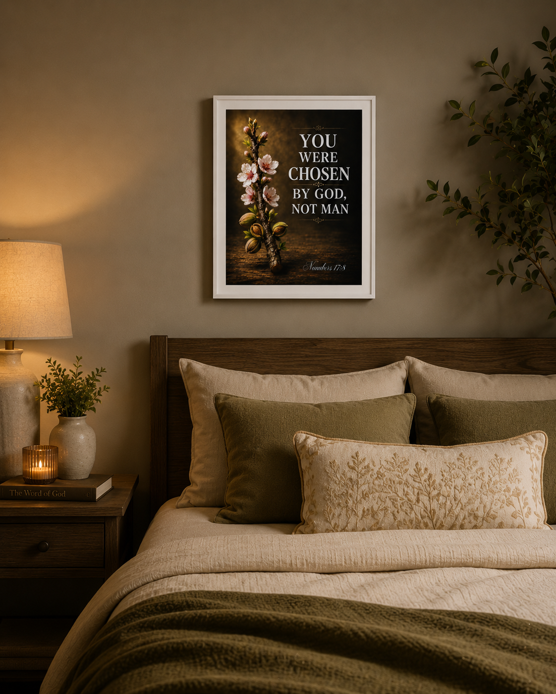 Numbers 17:8 You were chosen by God not man/ Almond Rod Bible verse